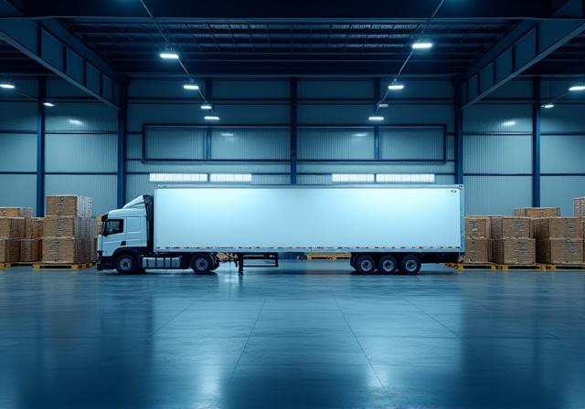 Full truckload being loaded at a professional Florida distribution center